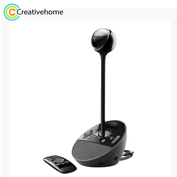 شراءكاميرا ويب عالية الدقة للأعمال من Logitech تعمل بالأشعة تحت الحمراء مع جهاز تحكم عن بعد 1080P/30FPS كاميرا ويب بتركيز تلقائي مع ميكروفون