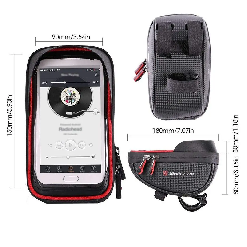 Горный велосипед Телефон Сумка непромокаемая для 6 дюймов сенсорный экран