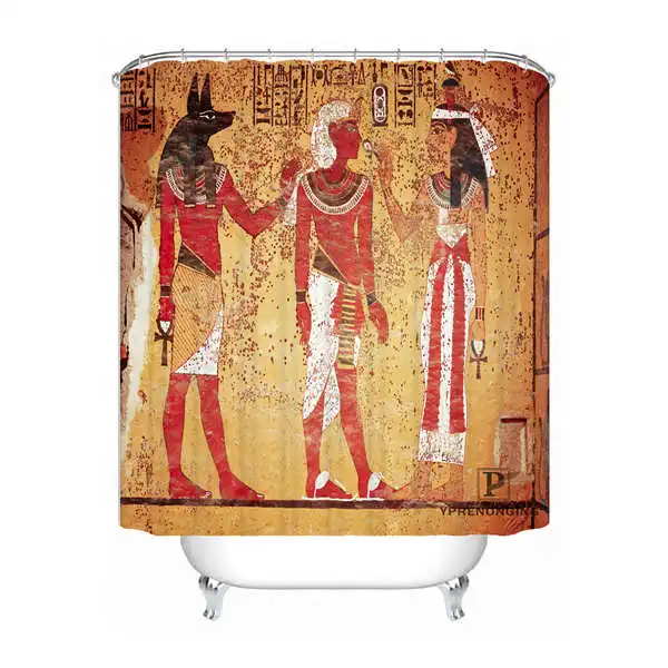 Shower Curtain На заказ египетская Белла Водонепроницаемая занавеска для душа домашняя ванная комната s крючки полиэстер ткань мульти Sizes180509-57 - Цвет: Shower Curtain