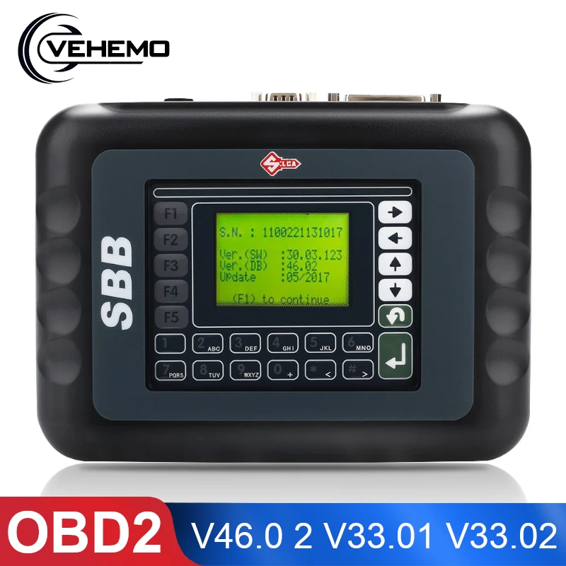 

OBD2 SBB Pro2 V46.02 Auto Key Programmer Update of SBB V33.2 V33.02 Car Key Transponder SBB 46.02 Key Maker