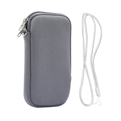 Universal Neoprene Mobile Phone Neck Bag with Elastic Sleeve and Hand Pocket - 6.7 - 6.9 inch (Gray)