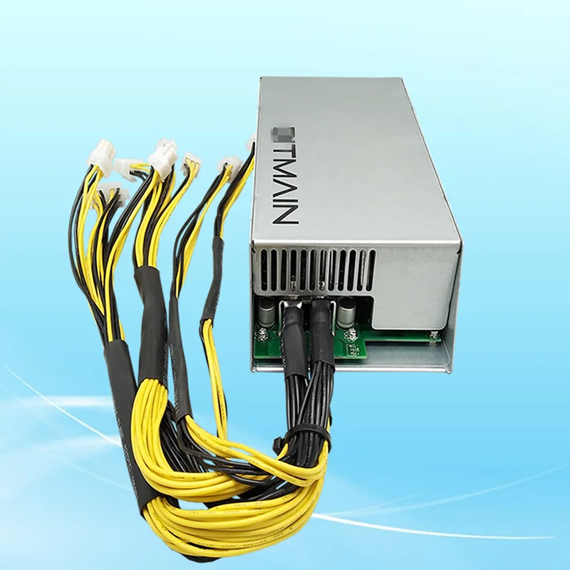 PSU для Bitmain Dragon Storm 10*6P мощность одного канала питания APW3++ S9 L3+ D3 источник питания 1600 Вт