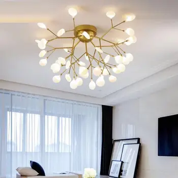 

Modern LED Ceiling Chandelier Lighting Living Room Bedroom Chandeliers Creative Home Lighting Fixtures AC110V/220V Free Shipping