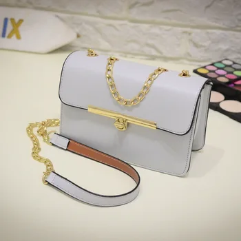 

Women's Bag 2020 New Style Women's Bag Pu Bag Messenger Bag Chain Shoulder Bag Middle-aged Mommy Bag