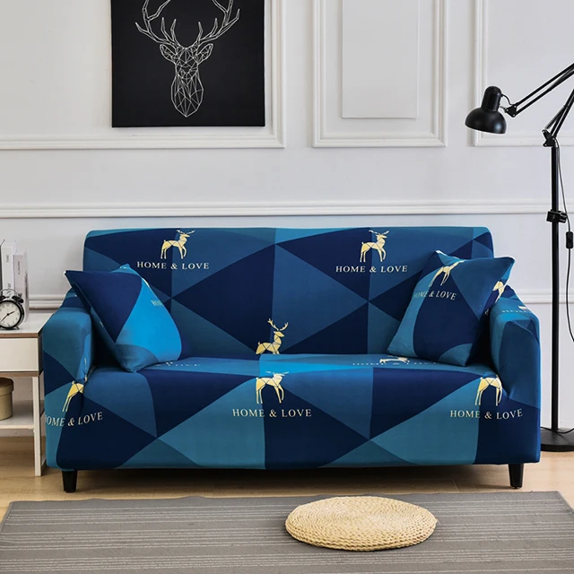 Стрейч диванных чехлов протектор мебели полиэстер Loveseat крышка M l XL XXL XXXL XXXXL 1/2/3/4-seater Arm накидки на стулья для Гостиная - Цвет: C