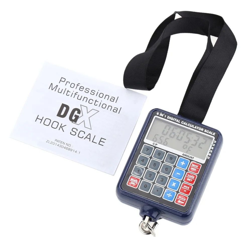 

Многофункциональные цифровые весы для багажа, 50 кг/10 г