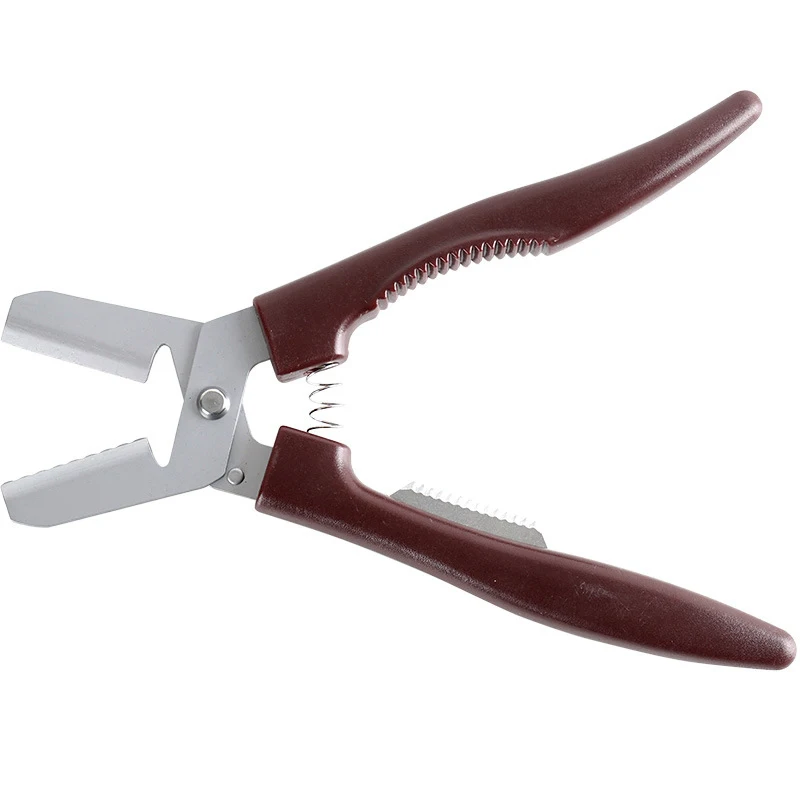 Chestnut Cut Scissors Portable Stainless Steel Walnuts Nuts Opener Clip with Spring QP2