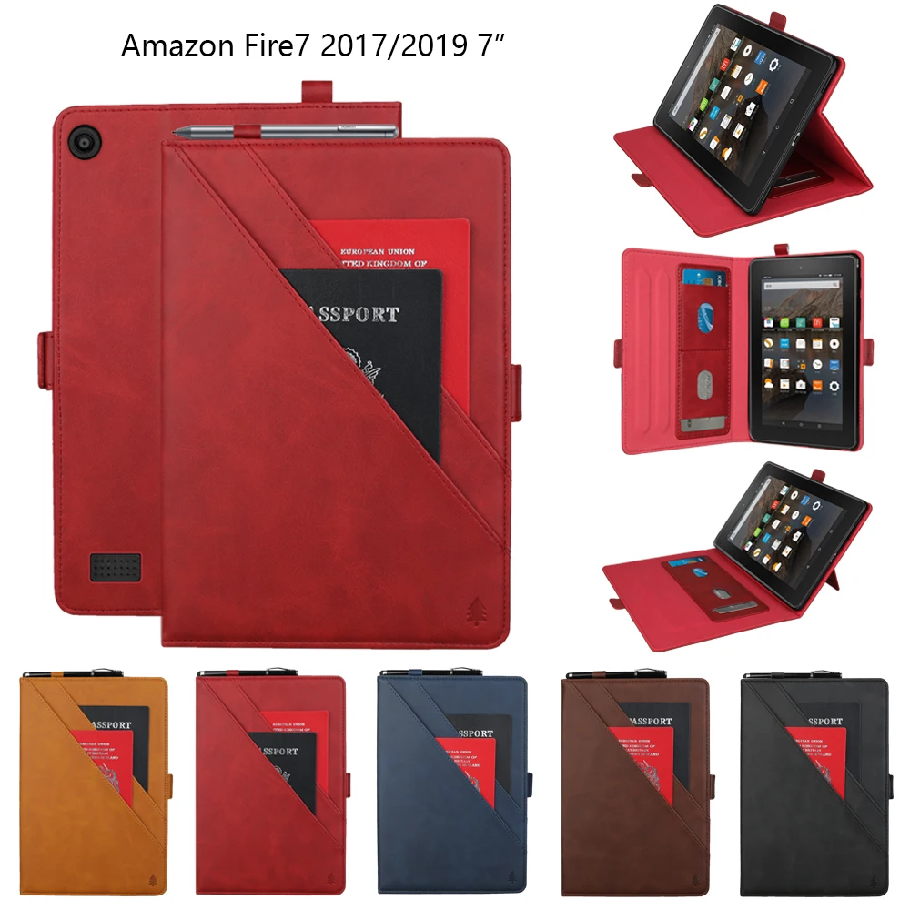 Чехол для планшета Amazon New Fire 7 2019 2017 Fire7 го 9 поколения выпуска|Чехлы планшетов и
