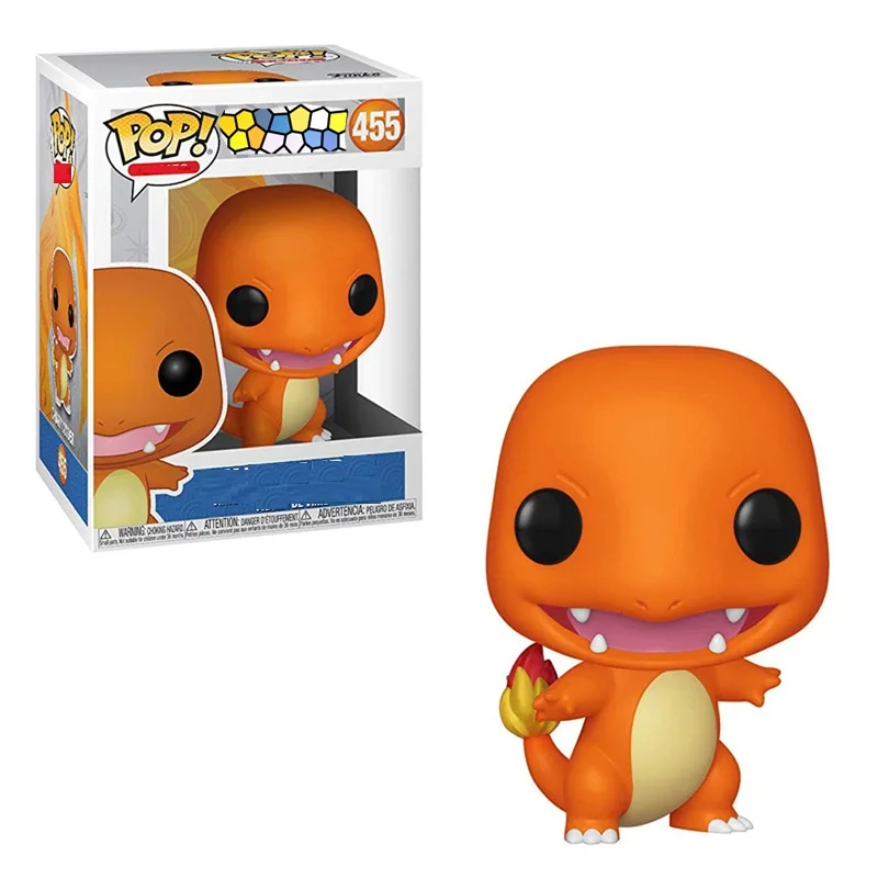 Funko POP Bulbasaur 453# Пикачу 353# Charmander 455# виниловые фигурки модель игрушки Рождественский подарок