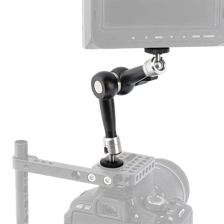 7.3" Articulating Magic Arm With 1/4"-20 Thread Screw Mounts For LED Light/Monit