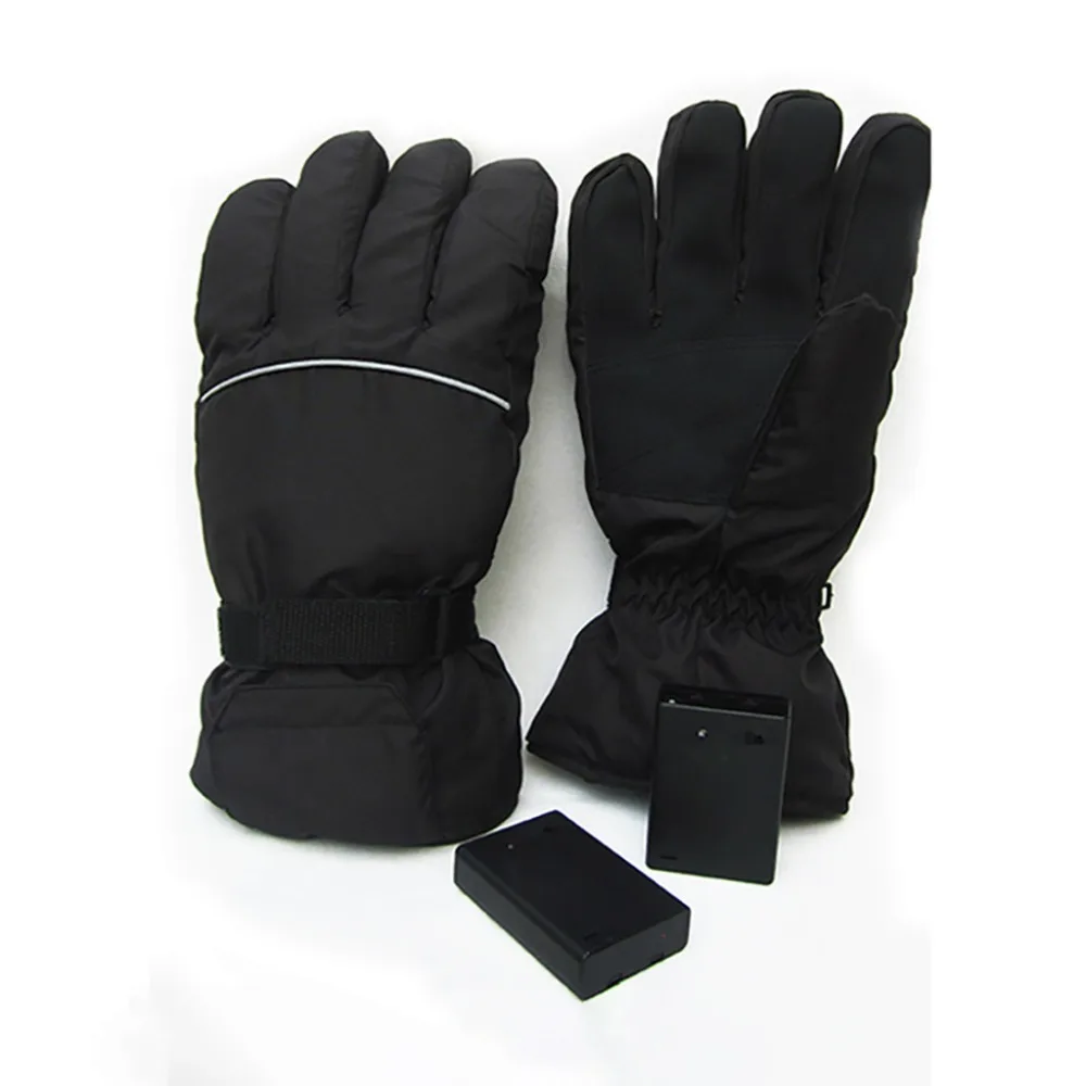 Windproof Ski Heating Gloves 4.5V Heated Polyester Motorcycle Gloves Warm & Safe (First Gear) #3B06 (7)