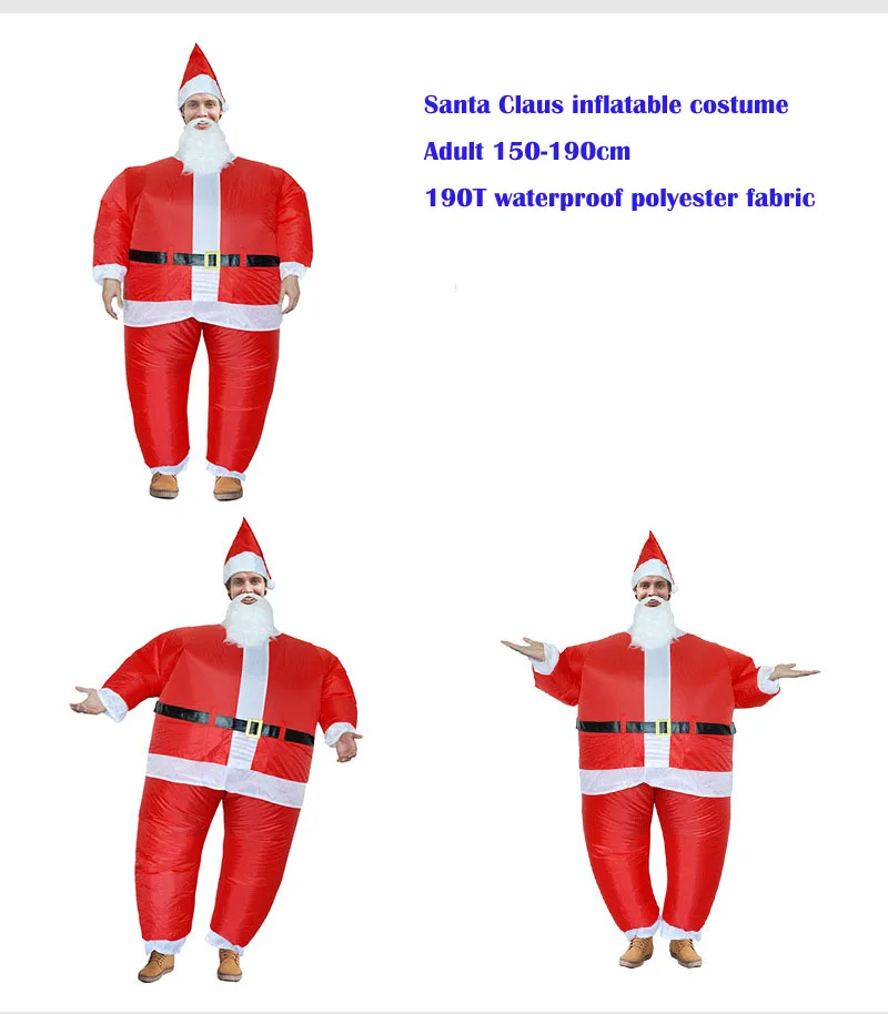 Надувной костюм с рождественской елкой, Санта Клаус, костюм для Хэллоуина, унисекс, костюм для отца, рождественской елки, оленя, надувной костюм