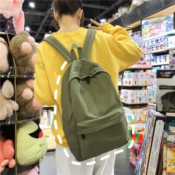 

Large Capacity Waterproof Nylon Women Backpack Female Rucksack Pure Travel Backpack Bag Solid Schoolbag for Teenage Girl Mochila