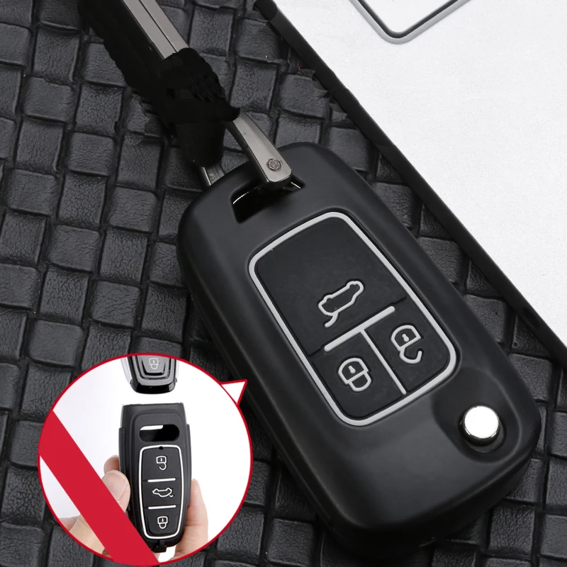 Чехол для ключей автомобиля, цинковый сплав, силикагель для Buick Lacrosse Chevrolet Camaro Cruze Equinox Impala GMC, автомобильный брелок для ключей