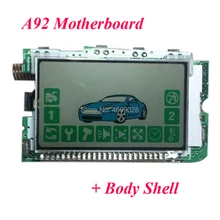 LLavero de Control remoto LCD A92 para llave de versión rusa, sistema de alarma de coche bidireccional, StarLine A92