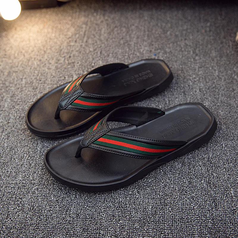 

2019 New Style Summer Fashion Casual Flip-flops Household Anti-slip Men's Sandals Creative Beach MEN'S Slippers