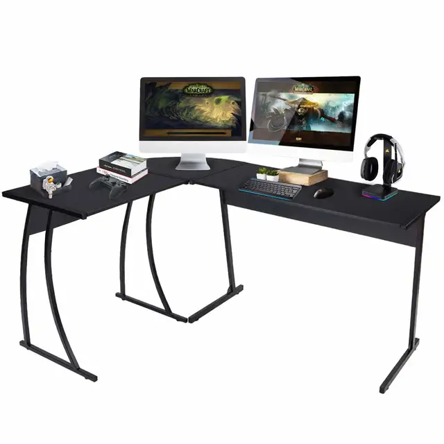 58" L-Shaped PC Gaming Desk  1