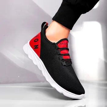 

Outdoor running shoes Zapatillas Hombre large size non-slip Classic high-top sneakers fashion mesh breathable men's casual shoes