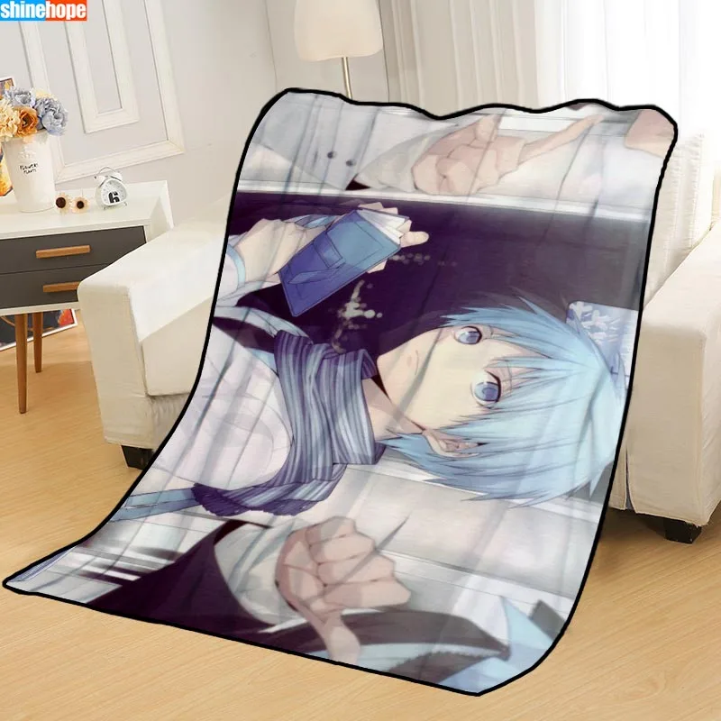 Одеяла на заказ Kuroko без корзины одеяло s для кровати мягкие TR DIY ваше изображение Прямая поставка плед путешествия - Цвет: Blanket 18