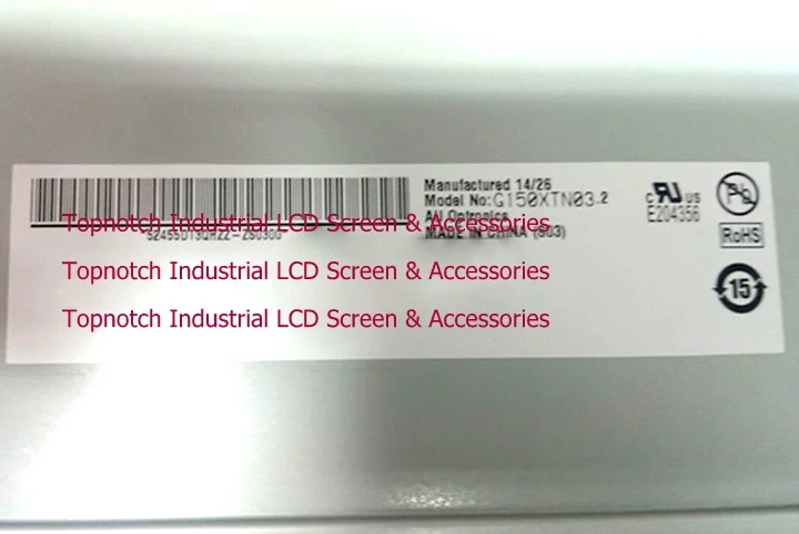 G150XTN03.2 15." LCD SCREEN DISPLAY PANEL
