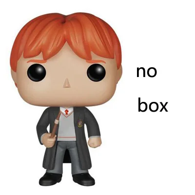 Funko Pop Movie Гарри Поттер Гермиона Рон Добби Луна персонажи Дамблдор 10 см Виниловая кукла Фигурка Коллекция Модель игрушки - Цвет: RON02 no box