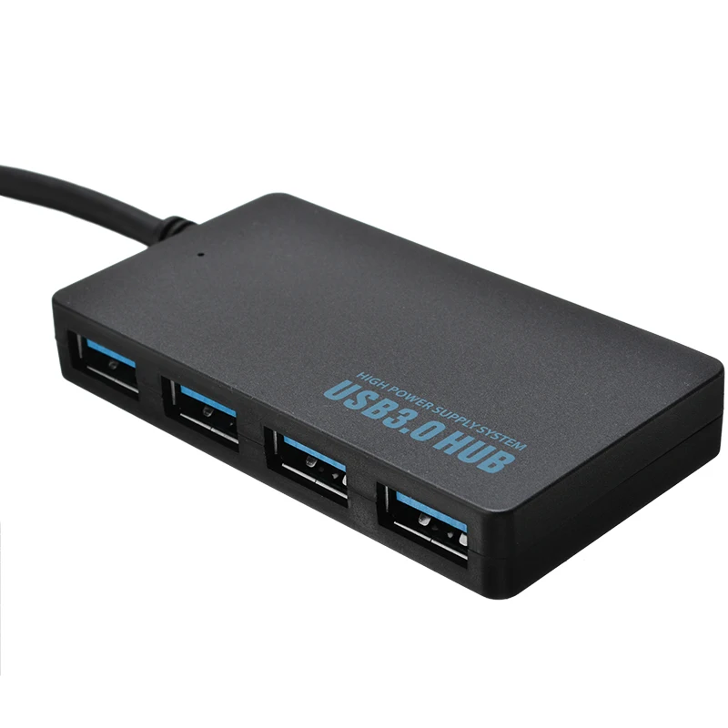 1 шт. Многофункциональный USB 3,0 концентратор 4 порта USB разветвитель Портативный USB адаптер концентратор для компьютера ПК ноутбука