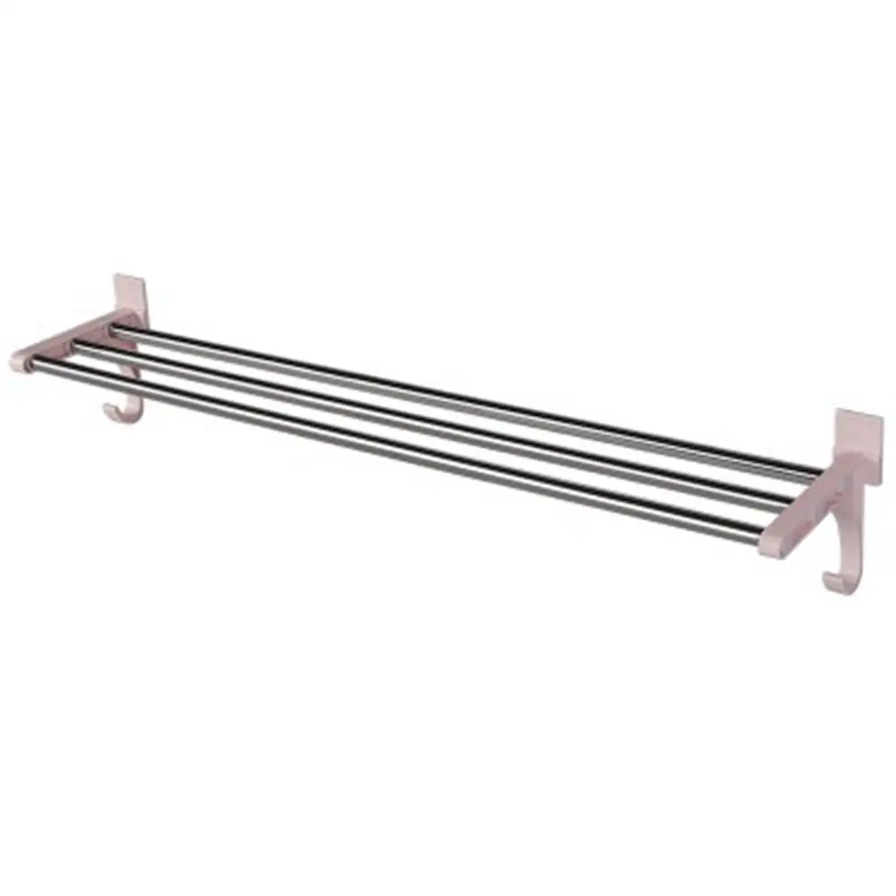 

Wall Mounted Towels Rail Holder Storage Racks Stainless Steel Bathroom Organizer Kitchen Hotel