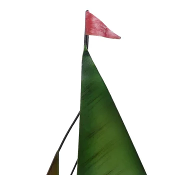 

Hot Iron Sculpture Sailing Boat Ornament Iron Art Decor Retro Texture Handicraft Home Decoration Gift for Sailing Enthusiasts Gr