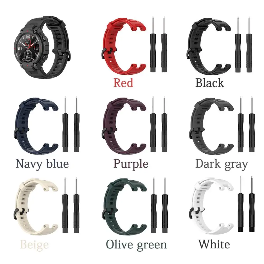 Durable Silicone Strap for Smartwatch - Replaceable Accessory Bracelet Band