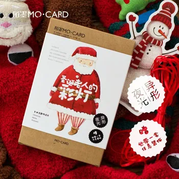 

30sheets/LOT Christmas Luminous Postcard