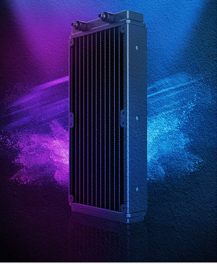 Pccooler GI-AP240X чехол для ПК с водяным охлаждением двойной 12 см Компьютерный Вентилятор cpu кулер для воды для AMD TR4/SP3 и INTEL 2011/2066