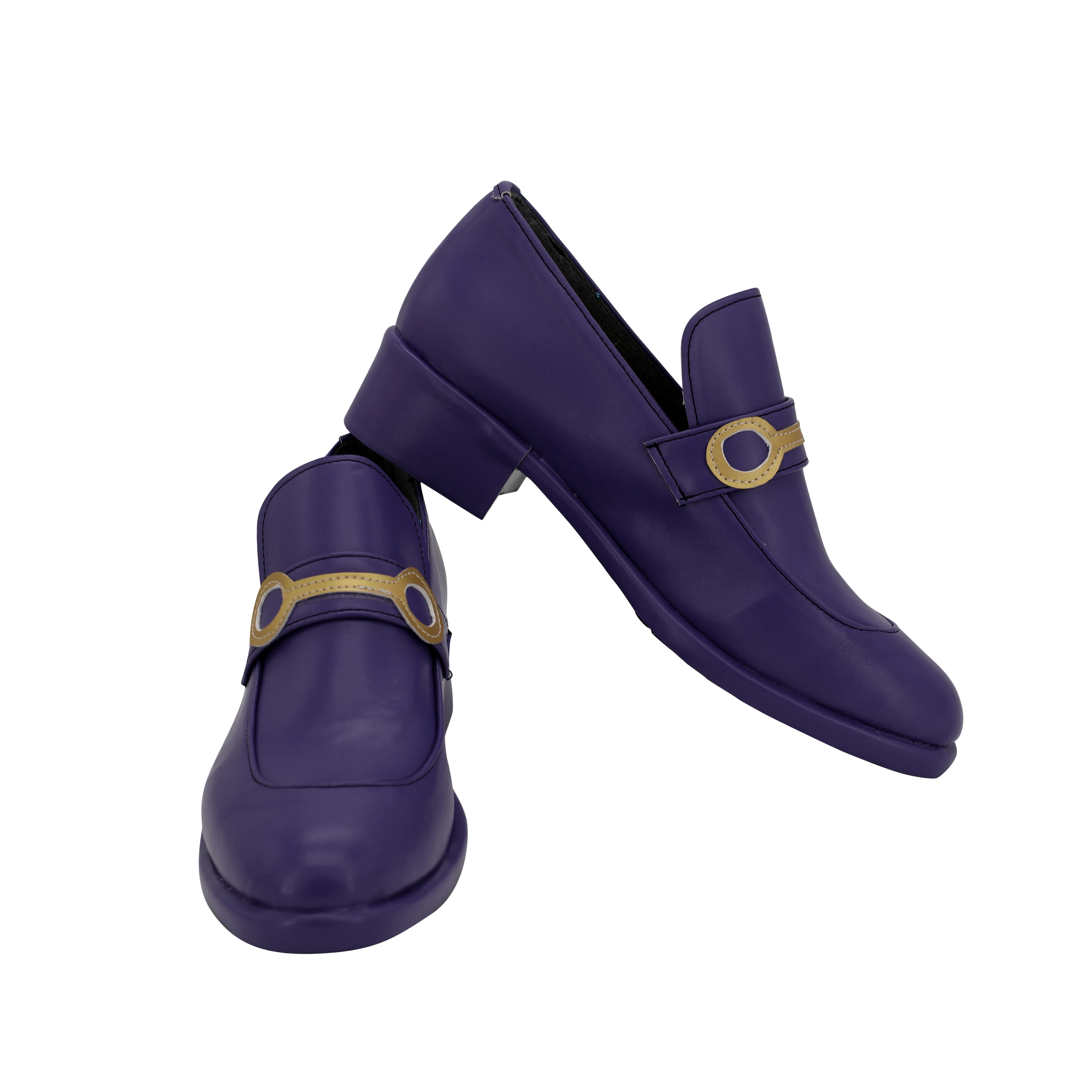 JoJo невероятное приключение Josuke Higashikata Косплэй; вечерние туфли-лодочки фиолетового цвета; ботинки изготовленные под заказ Любой Размер