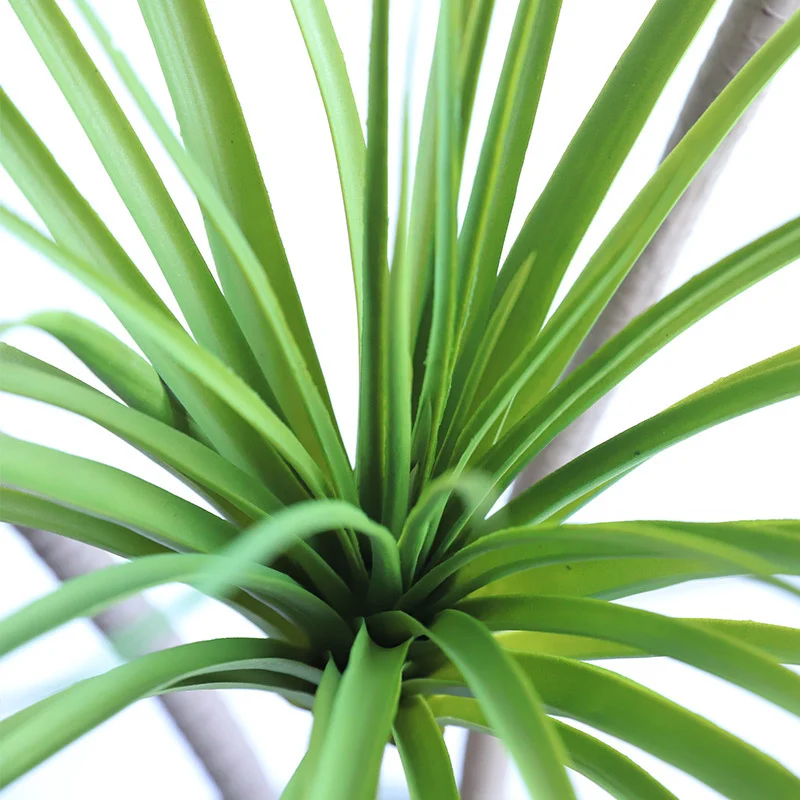 210 см Тропическое комнатное растение большое искусственное дерево поддельные листья дракаены зеленая пластиковая Пальма лист для гостиной офисное украшение