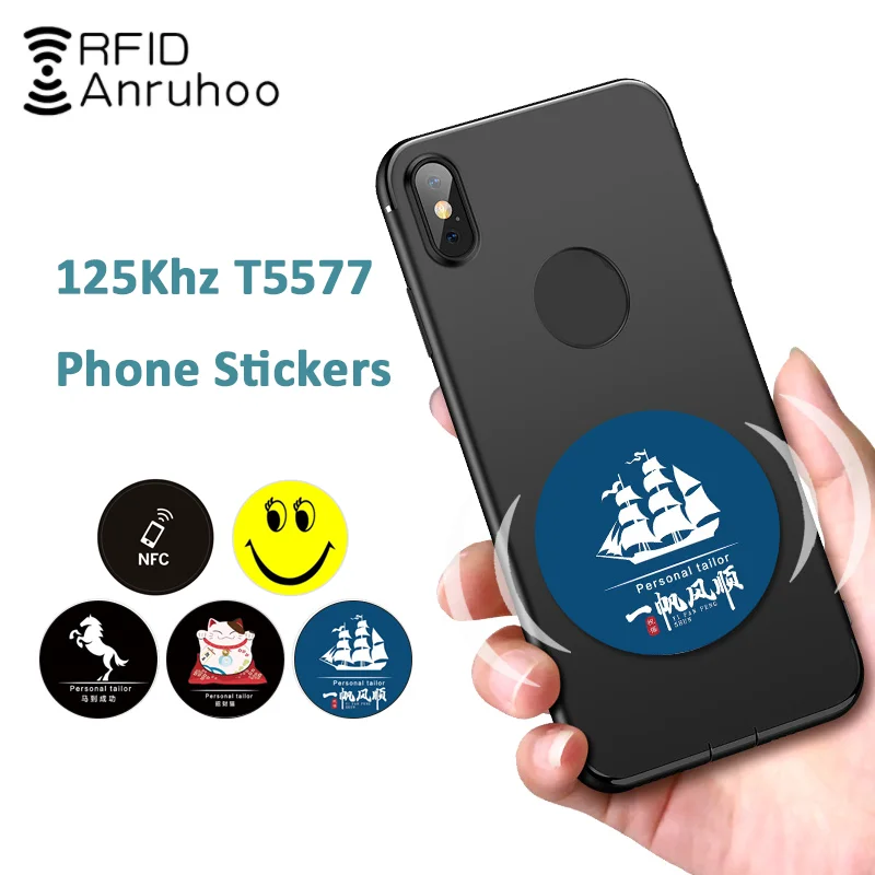 Rfid stickers 125Khz copy write access for mobile phone