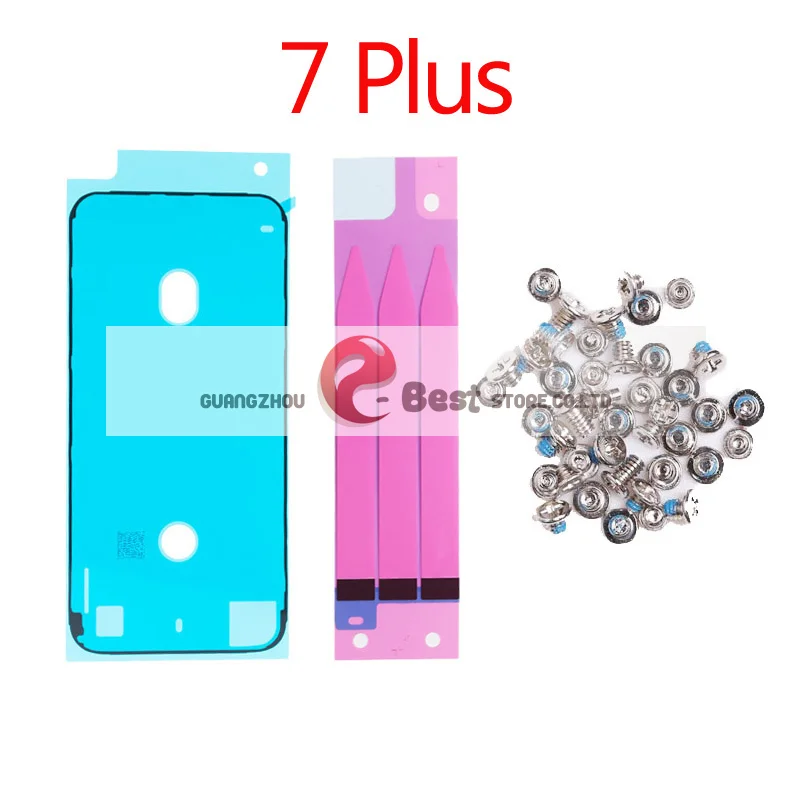 3 шт./компл. полный винт для iPhone 6S 7 8 Plus X XR XS MAX Батарея клейкие полоски+ ЖК-дисплей Дисплей Водонепроницаемый ободок уплотнение клей Sti