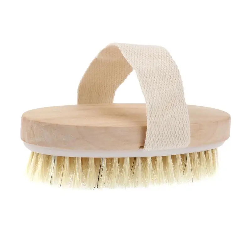 Тело сухим Кисть Уход за кожей тела мягкая щетка из натуральной щетины