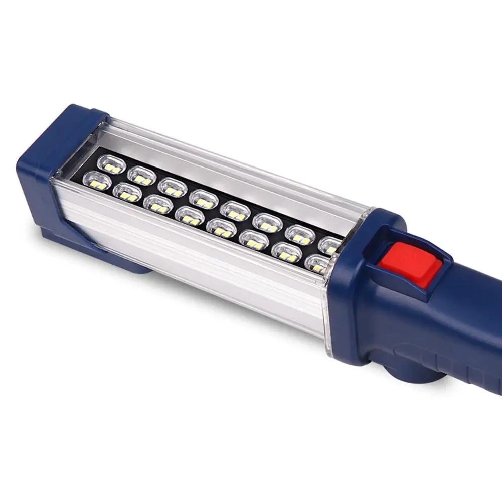 Заряжаемый через интерфейс USB фонарь, рабочая лампа для ремонта авто, Пешие прогулки, помощь на дорогах 32* 2835LED, фонарик с крючками, перезаряжаемый фонарик
