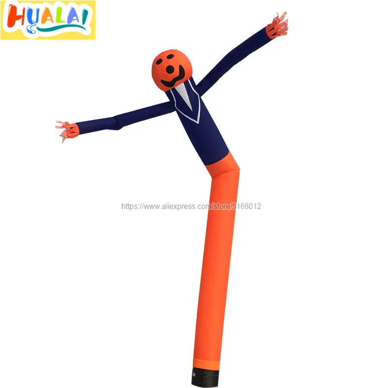 

giant Halloween advertising inflatable air dancer pumpkin wind sky tube man fly guy for outdoor yard decorations 6m/16.4ft