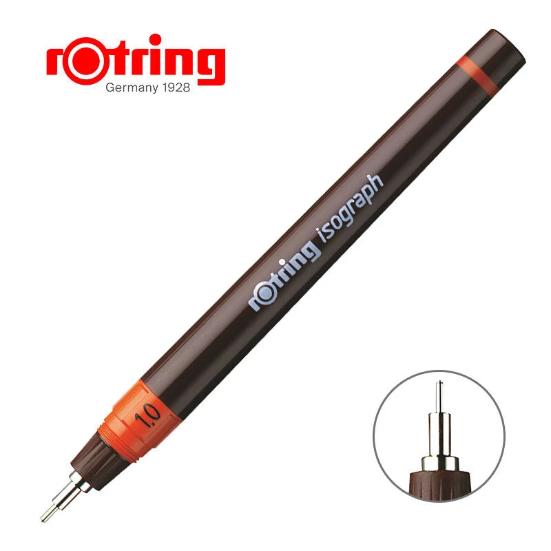 ROtring изограф 0,1 мм-1,0 мм пористые ручки для рисования Ручка иглы крюк линия ручка 1 шт./лот