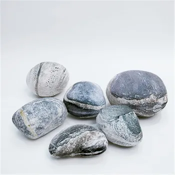 

6PCS Kid's Toy Pebble Stone Pillow Sofa Simulated Stone Movie Props Home Creative Decor Pillow Cushion Child's Gifts Soft Pillow