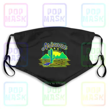 

Dust Mask with Filter Arizona Cactus Us State Pride Desert Plant Washable Reusable Mask