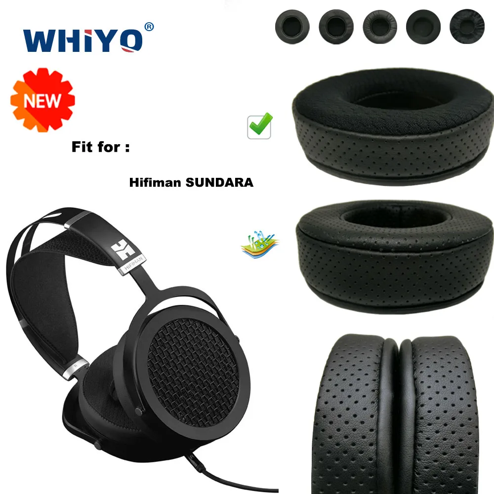 Nova Atualização Substituição Almofadas para Hifiman Sundara Fone de Ouvido Peças Almofada Couro Veludo Earmuff Fone de Ouvido Manga