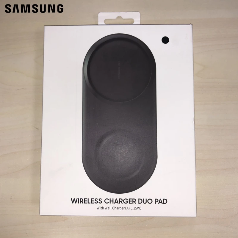 Samsung Оригинальное Беспроводное зарядное устройство Duo Pad EP-P5200 для Galay S10 S10 X SM-G9730 S10e S10E S10+ S10 Plus SM-G9750 gear S4 gear S3