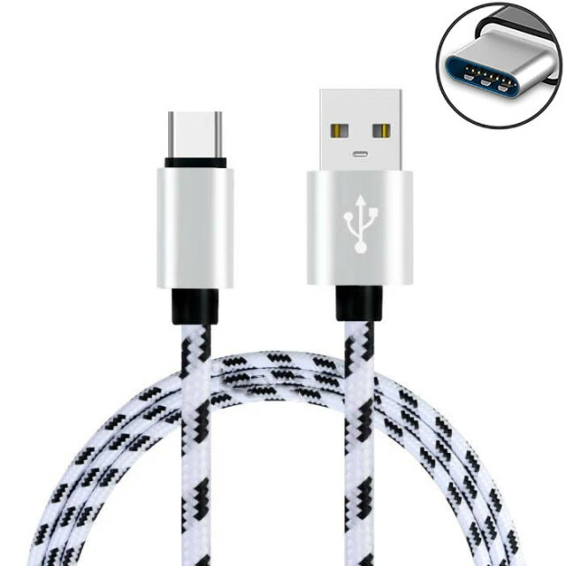 Кабель Micro USB 0,25 м 1 м 2 м 3 м Тип USB C Быстрая Зарядка Кабели для мобильных телефонов зарядное устройство для samsung S9 S10 Xiaomi кабель для планшета - Цвет: White Type-C