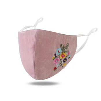 

Fast Delivery 1/2/4PC Print Mouth Masks Adult Washable Print Adjustable Bandage Breathable Windproof Protective Mask