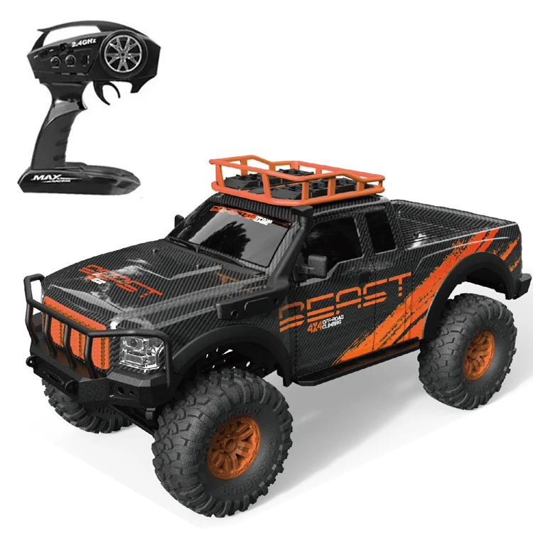 

HB 1:10 15KM/H 2.4G 4WD RC Climber Vehicle Truck Model Toy with LED Gift For Boys - RTR Version (HB-ZP1004)