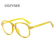 Женская квадратная оправа для близорукости, металлическая оправа, ретро карамельные цвета, UV400