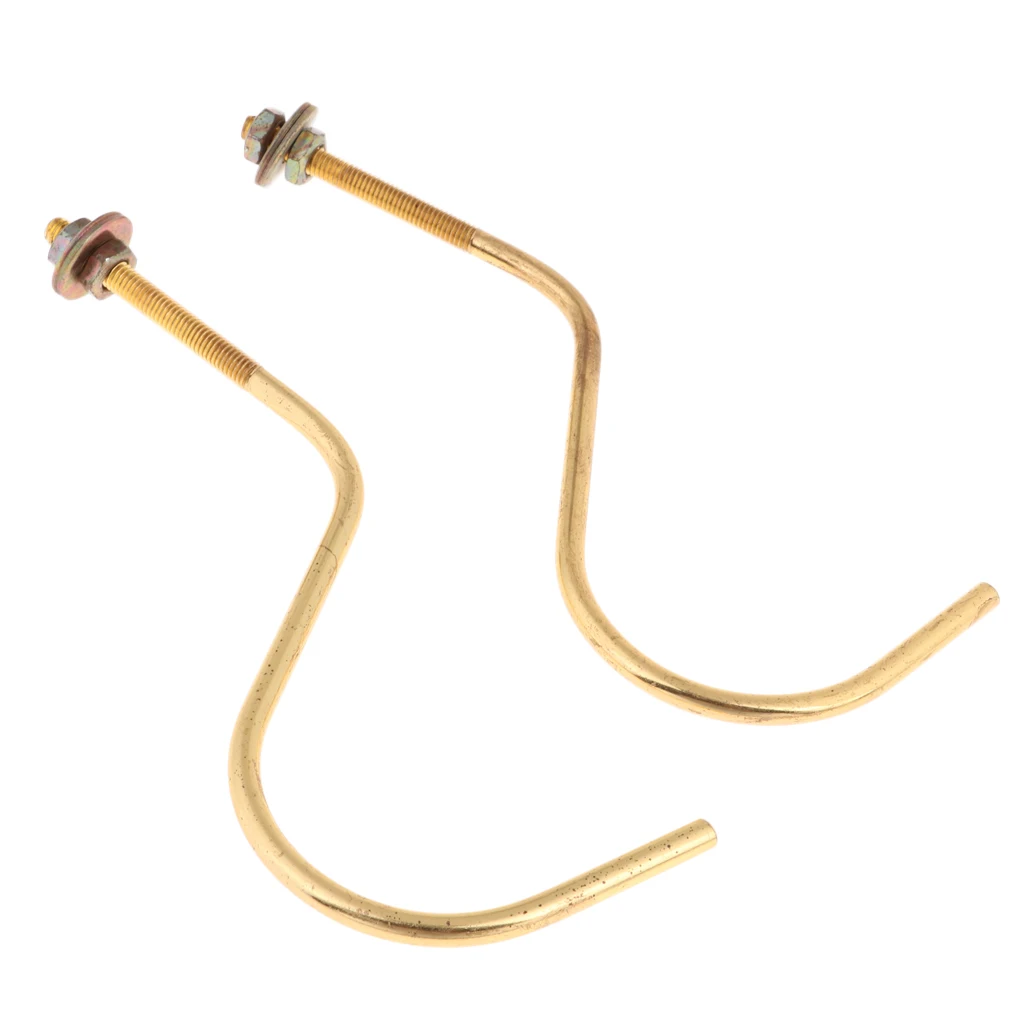 2 Pieces Pool Table Brass Hook Snooker Pool Bridge Cue Stick Rack 2 Pieces Pool Table Brass Hook Snooker Pool Bridge Cue Stick Rack