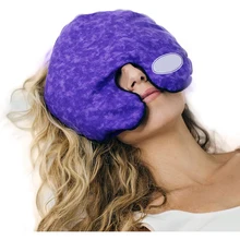 (With Washable Cover) Hot And Cold Compression Therapy, Can Be Used Repeatedly For Migraine, Tension, Stress, Heat Or Cold Thera