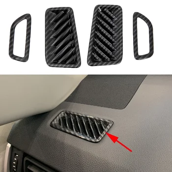 

Front Air Conditioning Vent Outlet AC Carbon Fiber Cover Trim Protector Accessories Fit For Toyota RAV4 2019 2020 4PCS